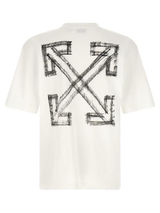 26FW 오프화이트 반팔 티셔츠 OMAA120F26JER00Y10100100 White - OFF WHITE