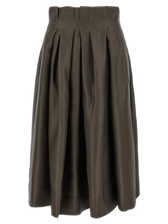 26FW 케이트 미디 스커트 41893028659 Brown