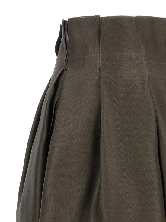 26FW 케이트 미디 스커트 41893028659 Brown - KHAITE