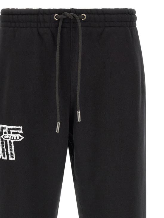 26FW 오프화이트 트레이닝/조거 팬츠 OMCH057F26FLE00300001001 Black - OFF WHITE