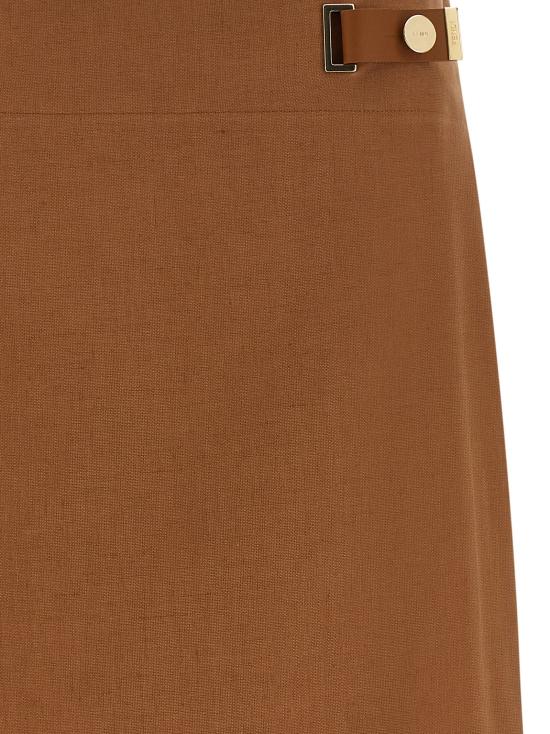 26FW 펜디 미디 스커트 FQ7751AWAIF1WX4 Brown - FENDI