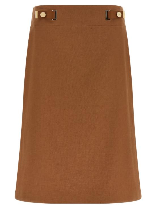 26FW 펜디 미디 스커트 FQ7751AWAIF1WX4 Brown