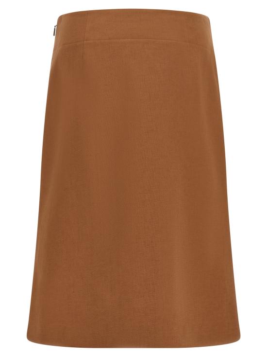 26FW 펜디 미디 스커트 FQ7751AWAIF1WX4 Brown - FENDI