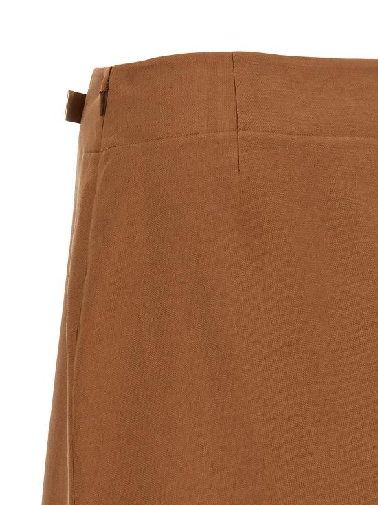26FW 펜디 미디 스커트 FQ7751AWAIF1WX4 Brown - FENDI