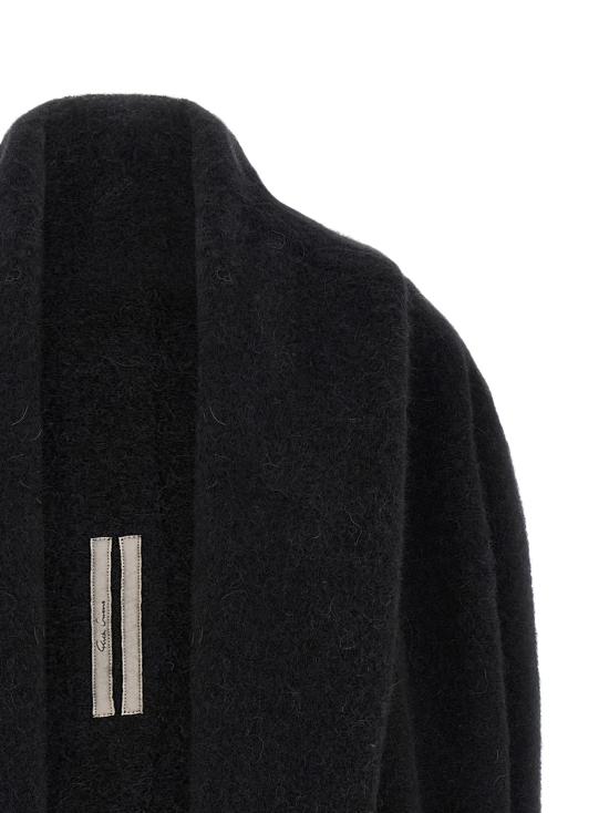 26FW 릭 오웬스 가디건 RP02F5642KWP09 Black - RICK OWENS