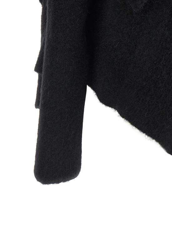 26FW 릭 오웬스 가디건 RP02F5642KWP09 Black - RICK OWENS