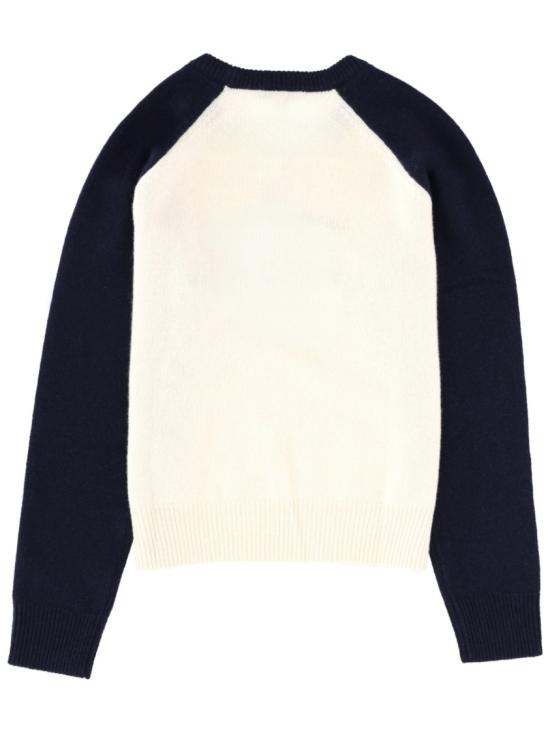 25FW 스포티앤리치 긴팔 티셔츠 WS07561412WH63 ECRU DARKNAVY Multicolor - SPORTY & RICH