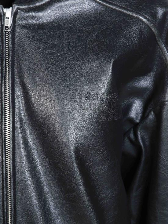 26FW MM6 메종마르지엘라 가죽 자켓 S52AM0358M35455 900 NERO - MM6 MAISON MARGIELA
