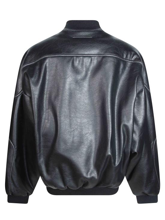 26FW MM6 메종마르지엘라 가죽 자켓 S52AM0358M35455 900 NERO - MM6 MAISON MARGIELA