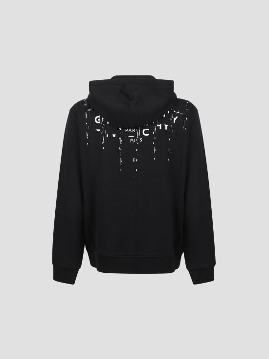 26FW 지방시 후드 티셔츠 BMJ0NJ3YU8 001 BLACK - GIVENCHY