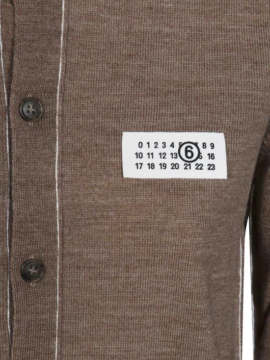 26FW MM6 메종마르지엘라 가디건 S52HP0044M13037 MARRONE - MM6 MAISON MARGIELA