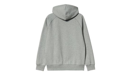 26FW 칼하트 WIP 체이스 후드 티셔츠 I033661 00M XX Grey heather gold - CARHARTT WIP