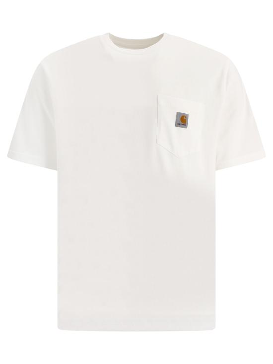 26SS 칼하트 숏슬리브 포켓 티셔츠 I030434 02XX BIANCO
