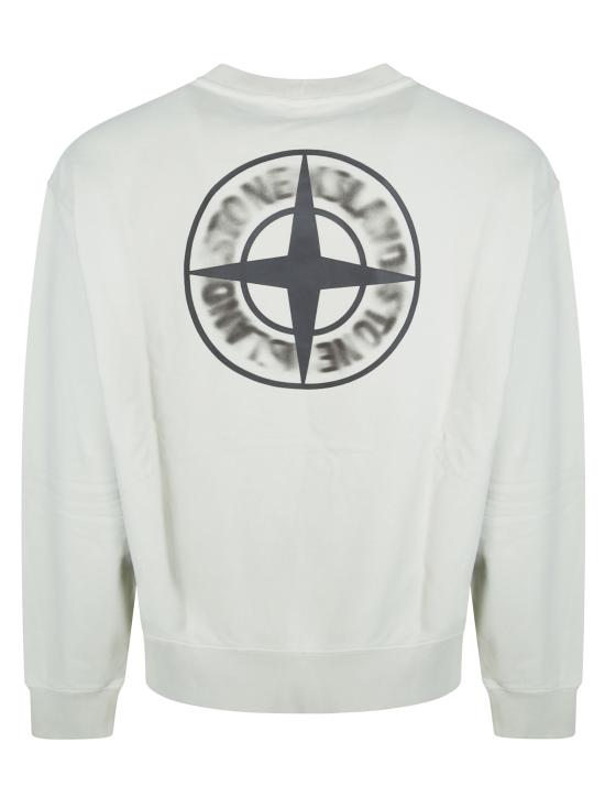 26FW 스톤 아일랜드 오가닉 코튼 로고 프린트 스웨트셔츠 L2S156100039S0477 V0095 BEIGE - STONE ISLAND