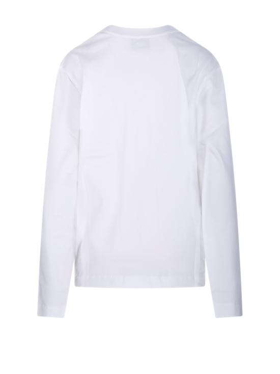 26FW 아미 스몰 하트 로고 롱슬리브 티셔츠 BFUTS235 724 100 WHITE - AMI