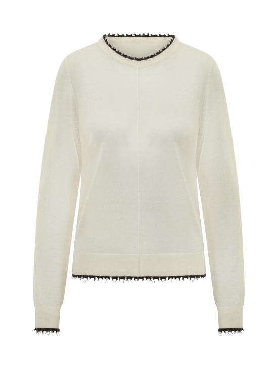 26FW 핑코 스웨터 107328A3IQ Z03 BIANCO INVERNO