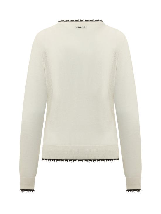 26FW 핑코 스웨터 107328A3IQ Z03 BIANCO INVERNO - PINKO