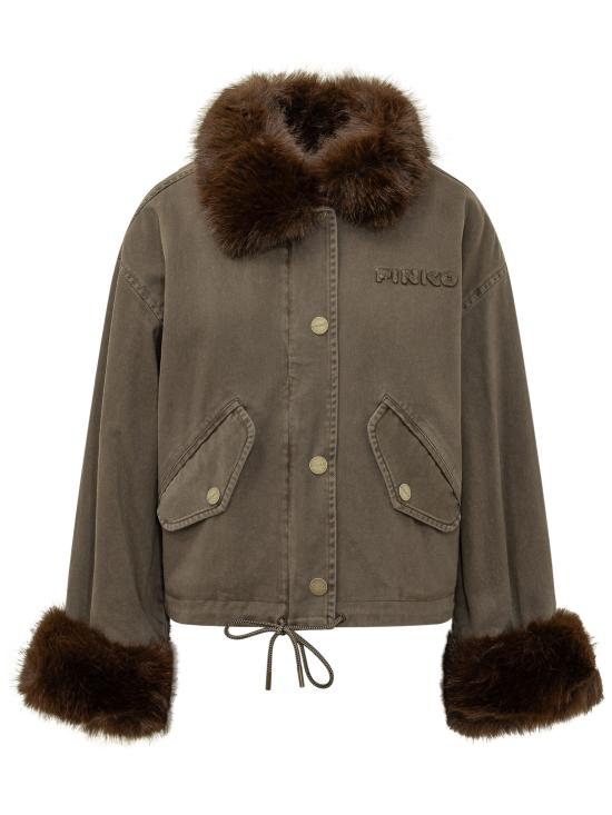 26FW 핑코 자켓 107219A3GV L64 MARRONE CAFFE