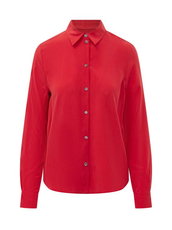 26FW 핑코 셔츠 105593A3L1 R66 ROSSO INTENSO