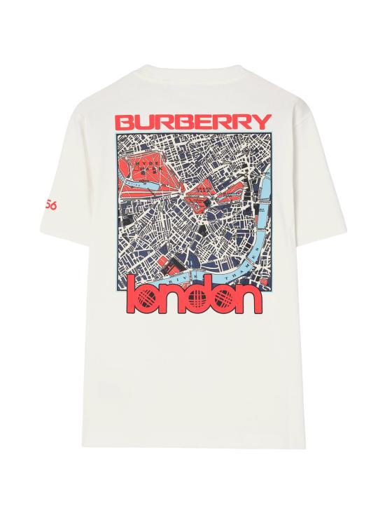 26FW 버버리 반팔 티셔츠 8132692 B7078 CHALK - BURBERRY