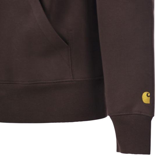 26FW 칼하트 체이스 후드 티셔츠 I033661 BROWN - CARHARTT