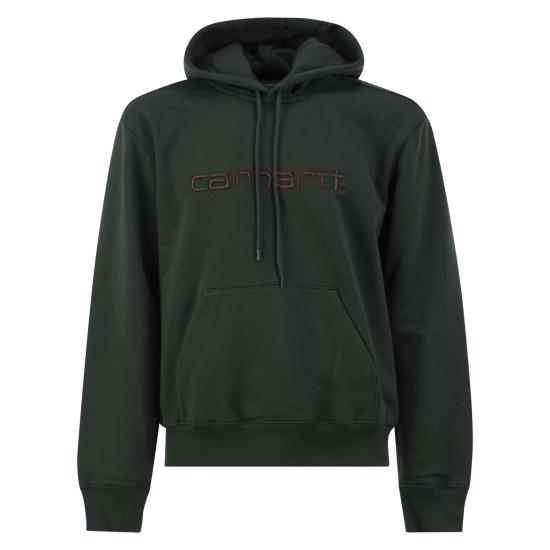 26FW 칼하트 후드 칼하트 스웨트셔츠 I030547 GREEN