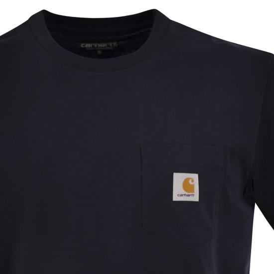 26FW 칼하트 숏슬리브 포켓 티셔츠 I030434 NIGHT BLUE - CARHARTT