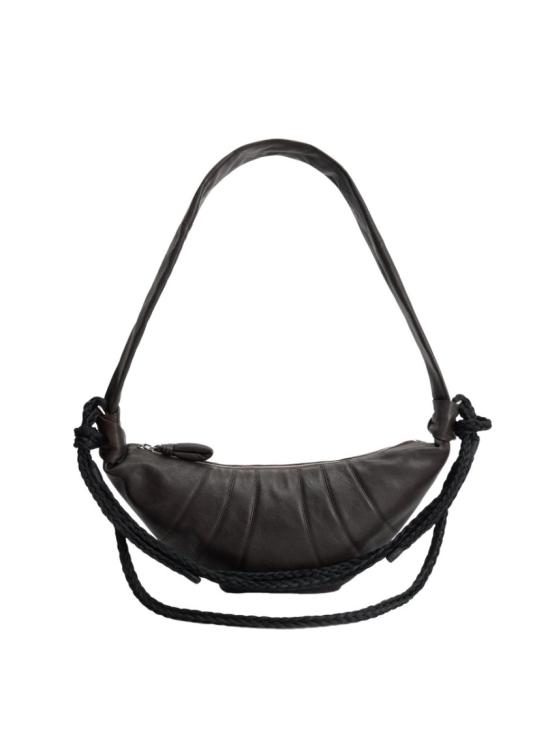  르메르 그레인드 버팔로 레더 브레이드 미디움 크루아상 백 BG0174 LL0160BR449 Brown - LEMAIRE