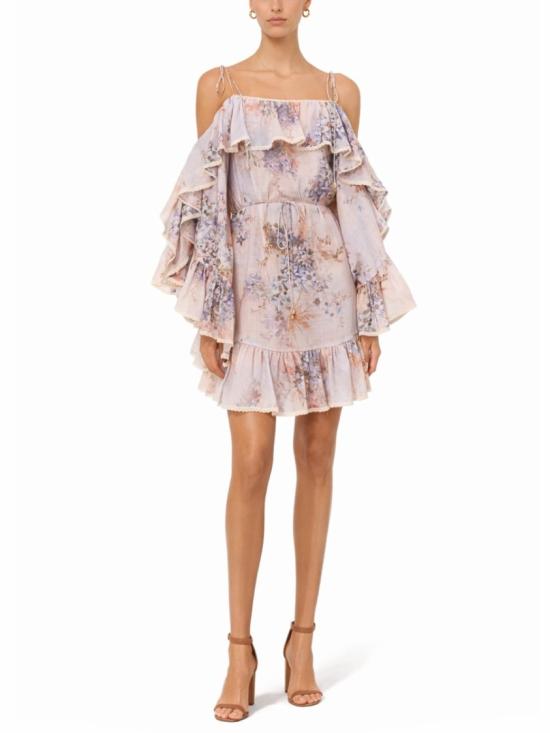 25FW 짐머만 숏 원피스 3199DSS255 LILBOTFLO Multicolor - ZIMMERMANN