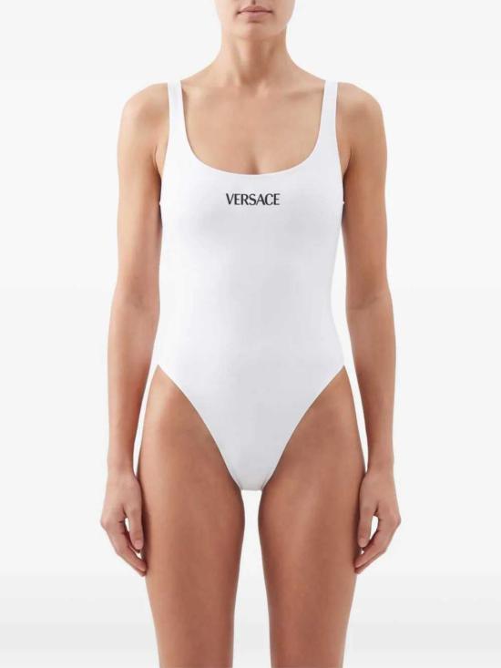 26SS 베르사체 원피스 수영복 10231621A17152 1W010 WHITE - VERSACE