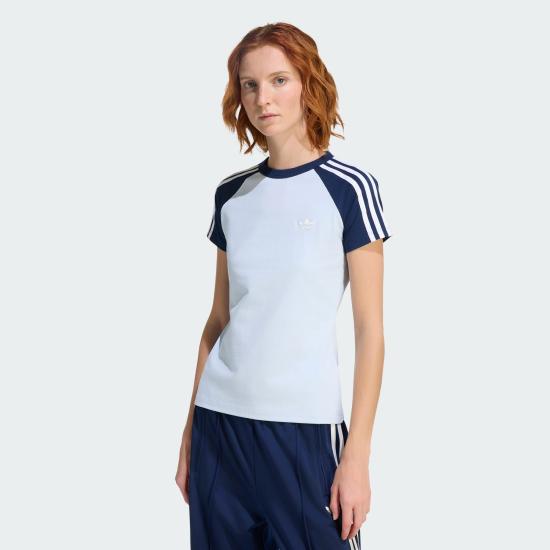  아디다스 반팔 티셔츠 KD3801 CRYSTAL SKY NIGHT INDIGO OFF WHITE DOM - ADIDAS