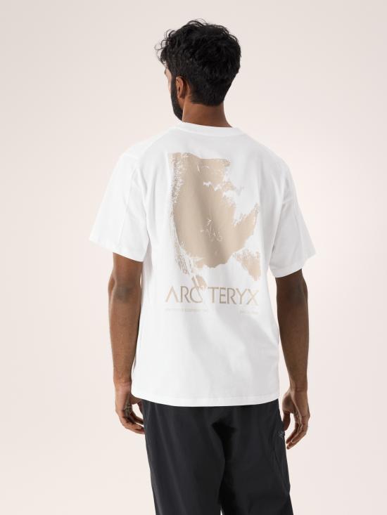 26SS 아크테릭스 반팔 티셔츠 ATQSM10296 WHITE LIGHT SEA SALT DOM - ARC`TERYX