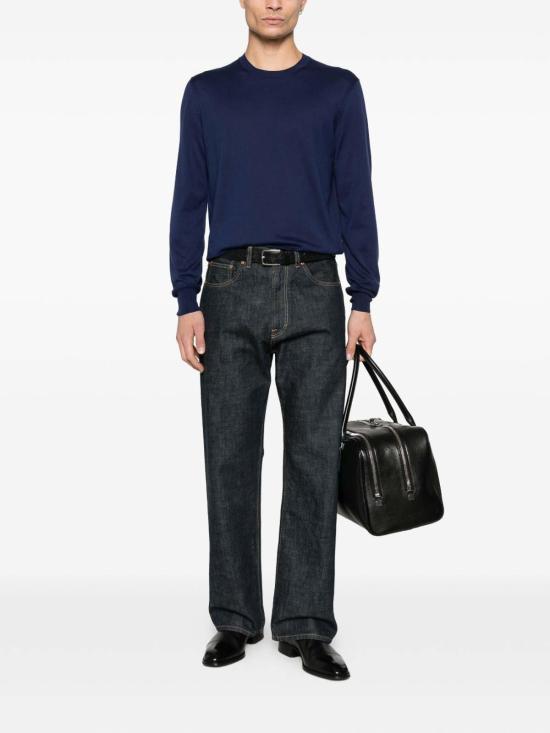 26FW 톰포드 긴팔 티셔츠 KCL074YMC040UDB Blue - TOMFORD