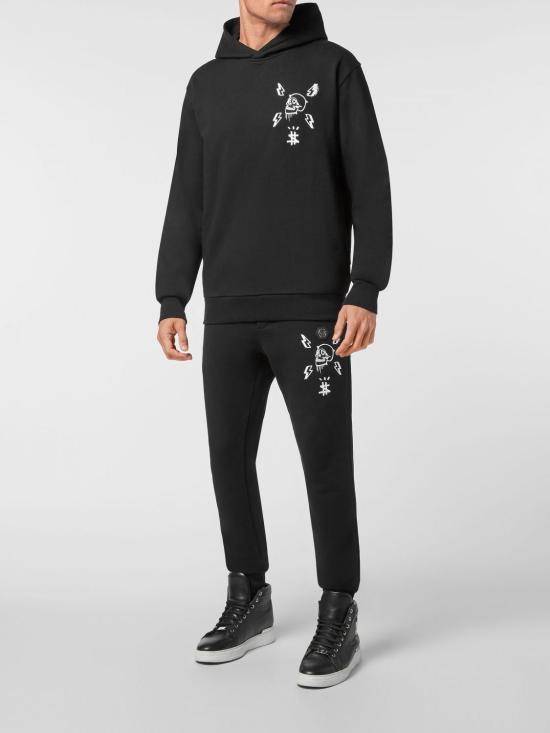 26SS 필립 플레인 후드 티셔츠 UABCMJB2498PJO002N 02 Black - PHILIPP PLEIN