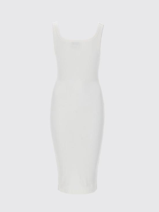 26SS 베르사체 미디 원피스 80HAO943J0198 039 White - VERSACE