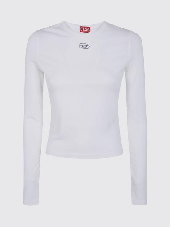 26FW 디젤 t-uncutieslong-ls-od 긴팔 티셔츠 A199160AHQH 141 White - DIESEL