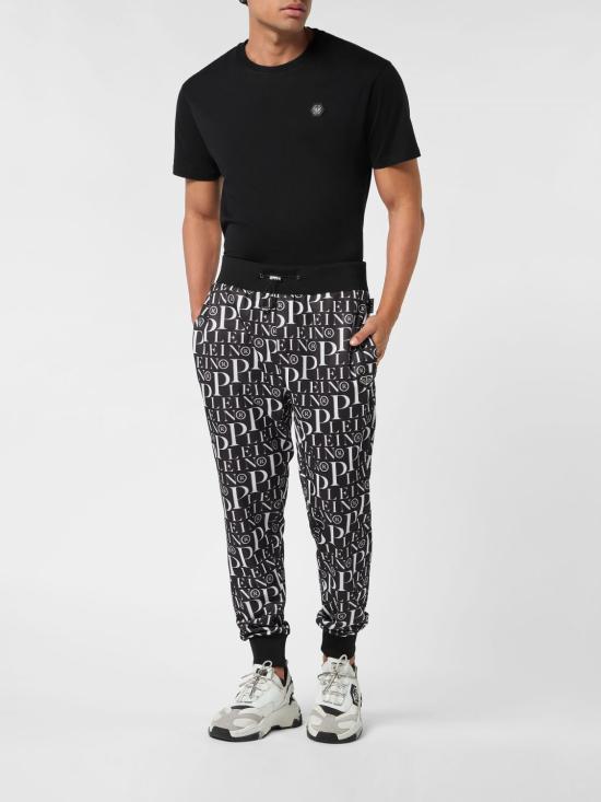 26SS 필립 플레인 트레이닝/조거 팬츠 UADCMJT2464PTE003N 02 Black - PHILIPP PLEIN