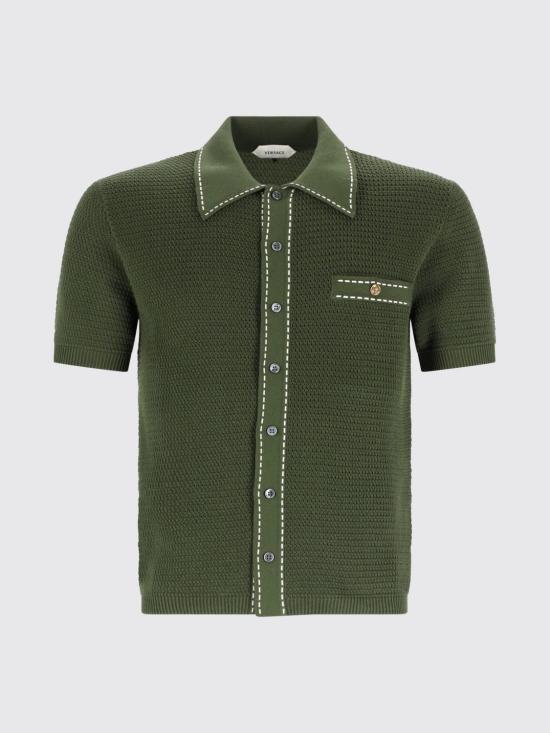 26SS 베르사체 폴로 티셔츠 10235541A17407 1GM10 Green - VERSACE