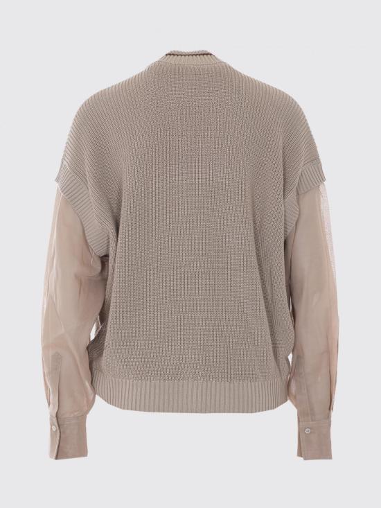 26SS 브루넬로 쿠치넬리 가디건 M19759406 CFI16 Beige - BRUNELLO CUCINELLI