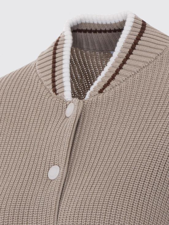 26SS 브루넬로 쿠치넬리 가디건 M19759406 CFI16 Beige - BRUNELLO CUCINELLI