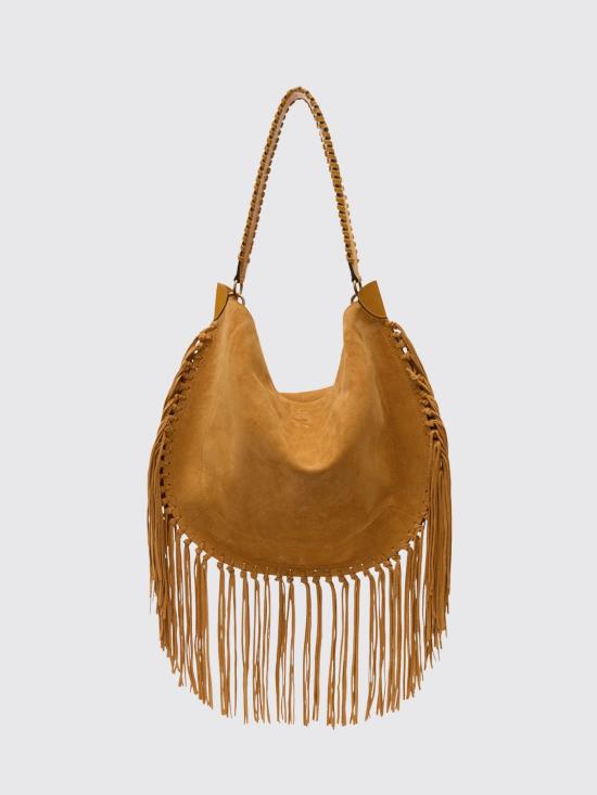 26FW 이자벨마랑 오스칸 프린지 디테일 스웨이드 호보백 PP0200FCC3C14M 50CO Brown