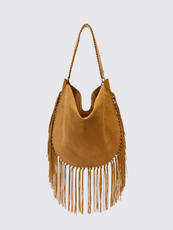 26FW 이자벨마랑 오스칸 프린지 디테일 스웨이드 호보백 PP0200FCC3C14M 50CO Brown - ISABEL MARANT