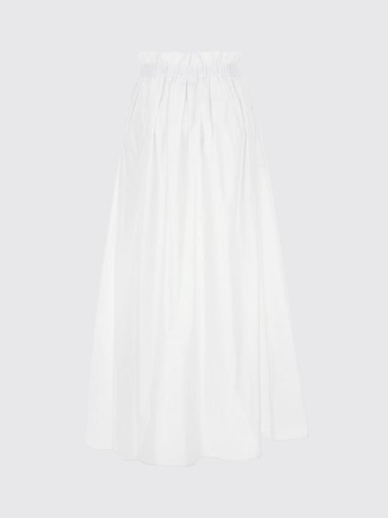 26SS 에르노 롱 스커트 GN000044D12483Z 1000 White - HERNO