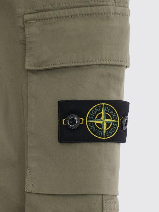26FW [키즈] 스톤 아일랜드 스트레이트 팬츠 3100006S0012 V0068 Beige - STONE ISLAND