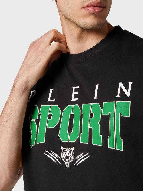 26SS 플레인스포츠 반팔 티셔츠 PACCMTK6323SJY001N 0227 Black - PLEIN SPORT