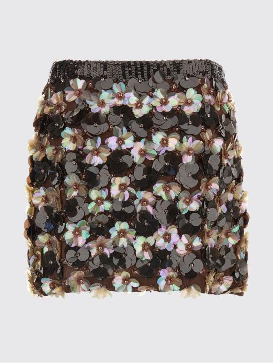 26SS 파로쉬 숏 스커트 D630624GYM 808 Brown - PAROSH