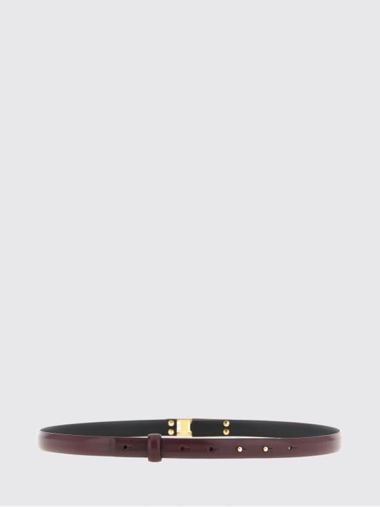 26FW 알베르타 페레티 레귤러 벨트 80018025 0195 Burgundy - ALBERTA FERRETTI