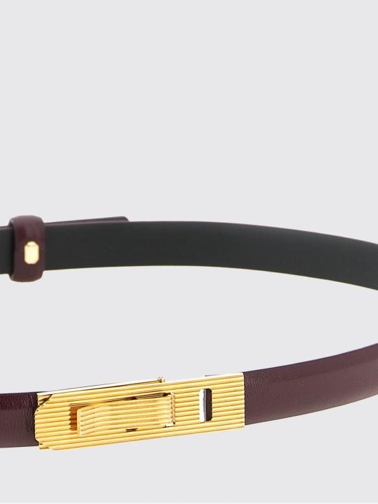 26FW 알베르타 페레티 레귤러 벨트 80018025 0195 Burgundy - ALBERTA FERRETTI