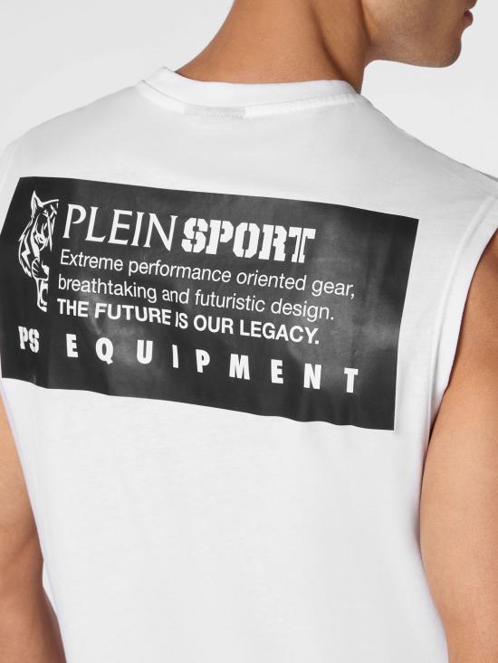 26SS 플레인스포츠 민소매 티셔츠 FADCMTK7567STE003N 0102 White - PLEIN SPORT