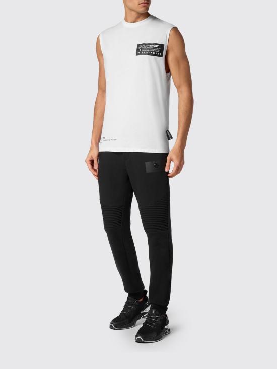 26SS 플레인스포츠 민소매 티셔츠 FADCMTK7567STE003N 0102 White - PLEIN SPORT